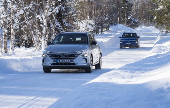 Hyundai NEXO a Kona Electric zvládnou i extrémní podmínky u severního polárního kruhu