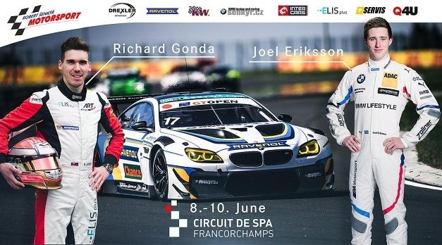 Šenkýř Motorsport v top sestavě na GT Open do Spa Francorchamps