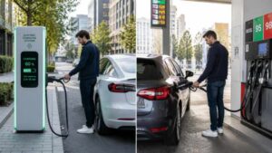 elektromobily vs spalovací motory